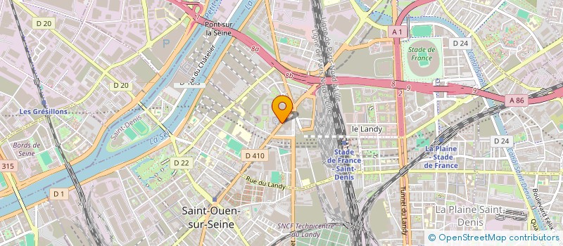 localisation de l'entreprise ASSOCIATION ANDIAMO à SAINT-DENIS