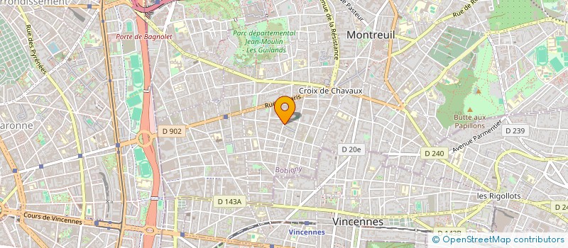 localisation de l'entreprise ASSOCIATION ANDRE MICARD à MONTREUIL