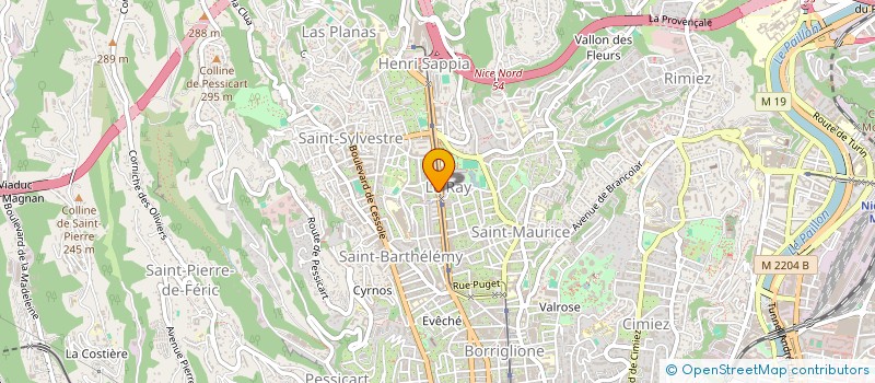 localisation de l'entreprise ASSOCIATION ANDREA  NICE