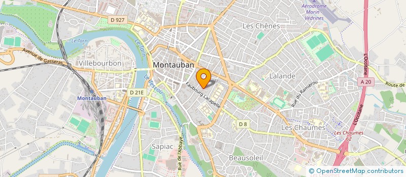 localisation de l'entreprise ASSOCIATION ANGE GARDIEN  MONTAUBAN