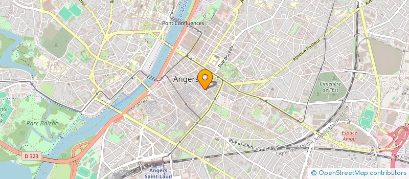 localisation de l'entreprise ASSOCIATION ANGERS MUSEES VIVANTS à ANGERS