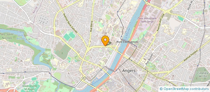 localisation de l'entreprise ASSOCIATION ANGEVINE DE L'ASSEMBLEE GENERALE DE L'ANEPF (3AGA) à ANGERS