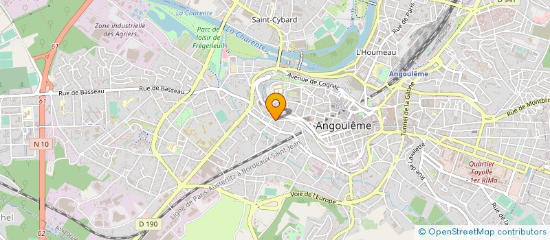 localisation de l'entreprise ASSOCIATION ANGOUMOISINE DE JEUX D'HISTOIRE à ANGOULEME