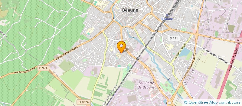 localisation de l'entreprise ASSOCIATION ANIM'ACTIONS à BEAUNE