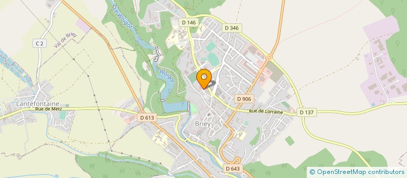 localisation de l'entreprise ASSOCIATION ANIM'EVENTS  VAL DE BRIEY