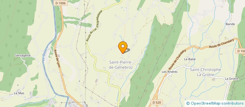 localisation de l'entreprise ASSOCIATION ANIM'GROTTE à SAINT-CHRISTOPHE