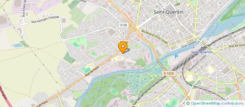 localisation de l'entreprise ASSOCIATION ANIM'LOISIR à SAINT-QUENTIN
