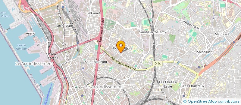 localisation de l'entreprise ASSOCIATION ANIM'S BUREL à MARSEILLE