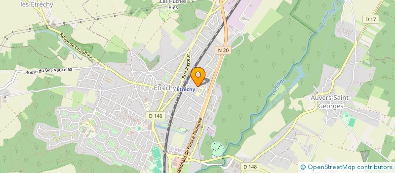localisation de l'entreprise ASSOCIATION 'ANIMA' à ETRECHY