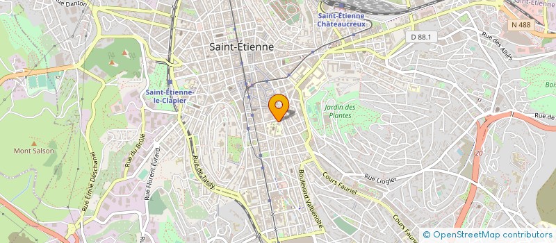 localisation de l'entreprise ASSOCIATION ANIMATION 3 AGE à SAINT-ETIENNE