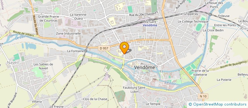 localisation de l'entreprise ASSOCIATION ANIMATION 3EME AGE à VENDOME
