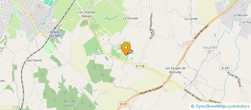 localisation de l'entreprise ASSOCIATION ANIMATION ET BIEN ETRE DU LIEU BILL  BLONVILLE-SUR-MER