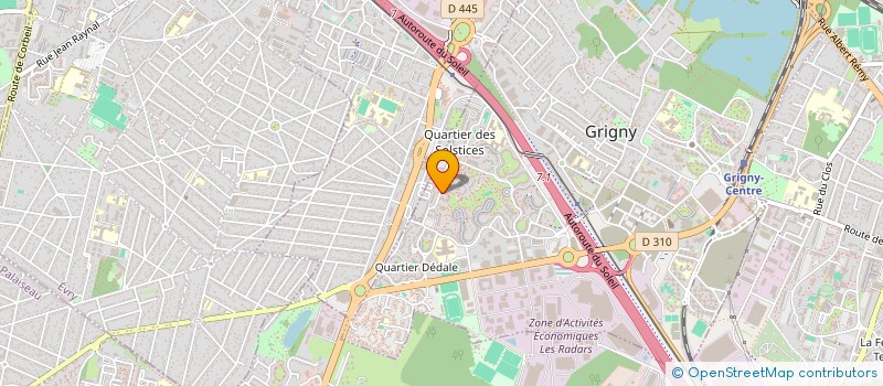 localisation de l'entreprise ASSOCIATION ANIMATION GRANDE BORNE à GRIGNY