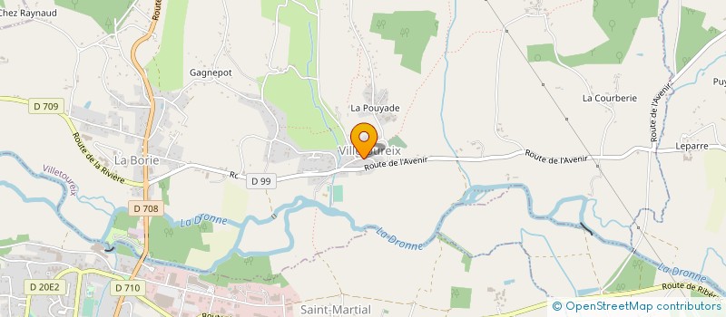 localisation de l'entreprise ASSOCIATION ANIMATION HAUTS DE DRONNE à SEGONZAC