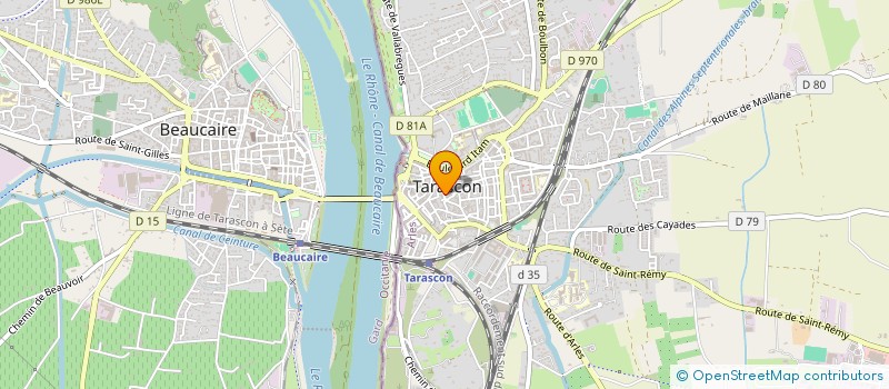 localisation de l'entreprise ASSOCIATION ANIMATION LOISIRS  TARASCON