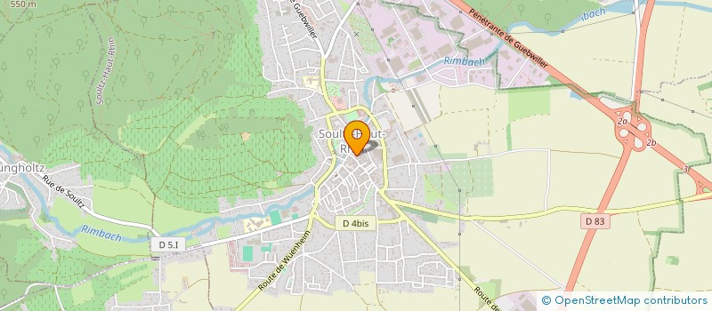 localisation de l'entreprise ASSOCIATION ANIMATION TOURISTIQUE SOULTZ ET ENVIRONS  SOULTZ-HAUT-RHIN