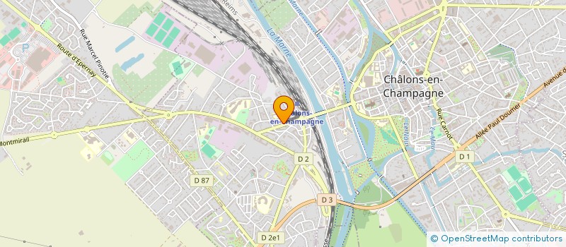 localisation de l'entreprise ASSOCIATION ANIMEZ VOUS  CHALONS-EN-CHAMPAGNE