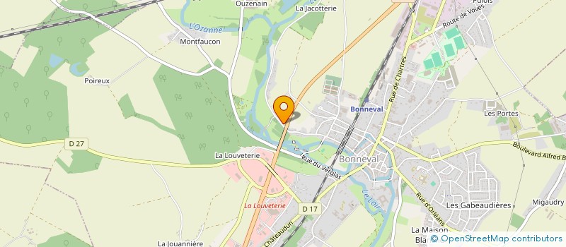 localisation de l'entreprise ASSOCIATION ANIMO HAPPY  BONNEVAL