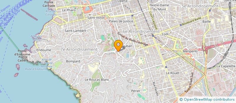 localisation de l'entreprise ASSOCIATION ANJALI DANSE DE L'INDE à MARSEILLE