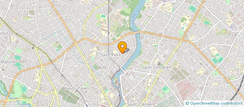 localisation de l'entreprise ASSOCIATION ANOREXIE BOULIMIE OUEST à NANTES