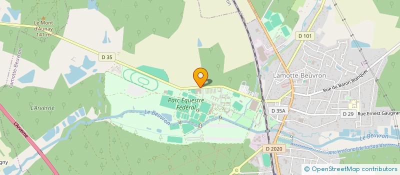 localisation de l'entreprise ASSOCIATION ANPFS à LAMOTTE-BEUVRON