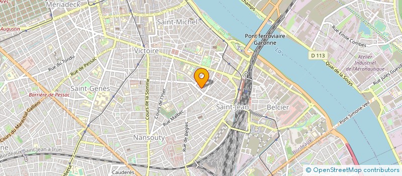 localisation de l'entreprise ASSOCIATION ANTENNE(S)  BORDEAUX