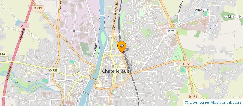 localisation de l'entreprise ASSOCIATION ANTICA CLUB à CHATELLERAULT