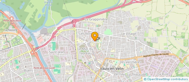 localisation de l'entreprise ASSOCIATION ANTIDOTE  VAULX-EN-VELIN