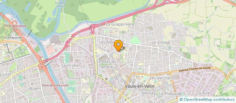 localisation de l'entreprise ASSOCIATION ANTIDOTE  VAULX-EN-VELIN