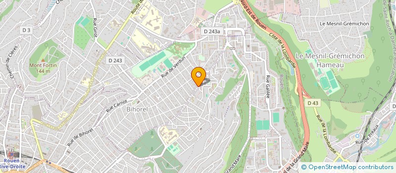 localisation de l'entreprise ASSOCIATION ANTOINETTE FAGE à BIHOREL