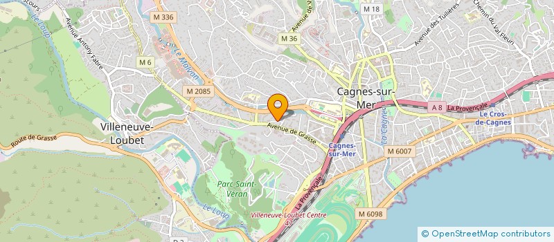 localisation de l'entreprise ASSOCIATION APAISANTE à CAGNES-SUR-MER