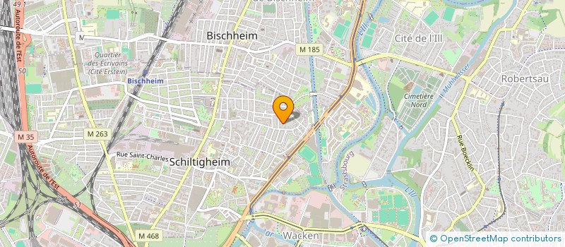 localisation de l'entreprise ASSOCIATION APAJ à SCHILTIGHEIM