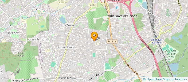 localisation de l'entreprise ASSOCIATION APDS  VILLENAVE-D'ORNON
