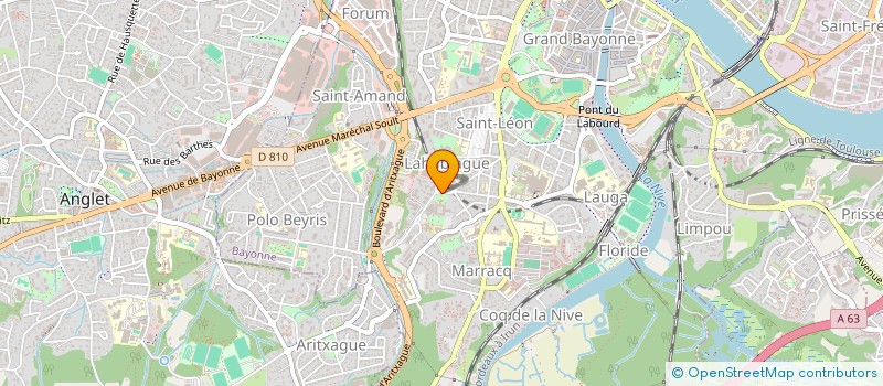 localisation de l'entreprise ASSOCIATION APEC à BAYONNE