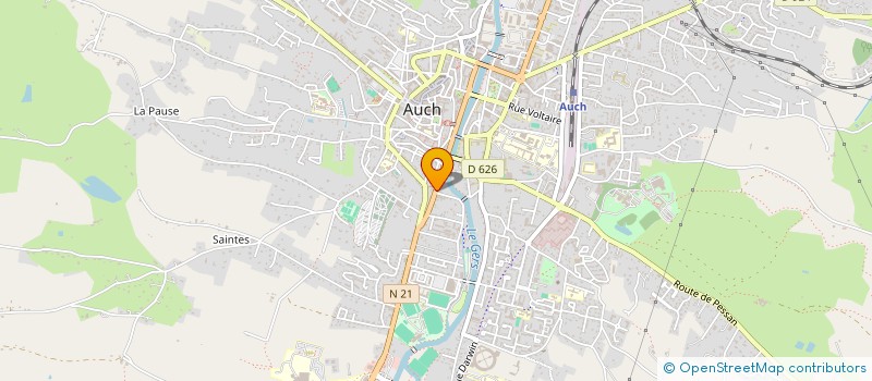 localisation de l'entreprise ASSOCIATION APEEMA à AUCH