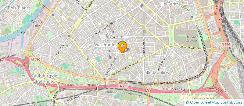 localisation de l'entreprise ASSOCIATION APEGEC à LILLE