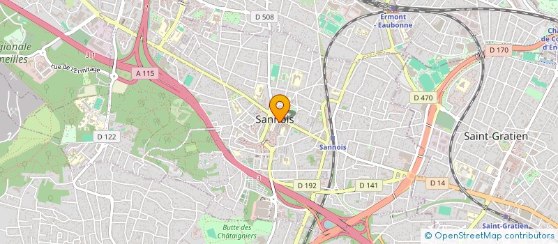 localisation de l'entreprise ASSOCIATION APELNA  SANNOIS