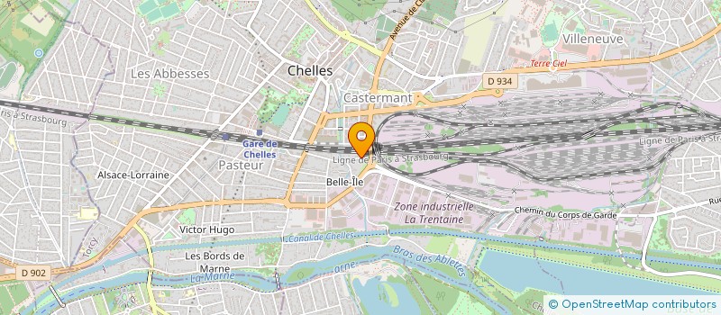 localisation de l'entreprise ASSOCIATION APIC  CHELLES