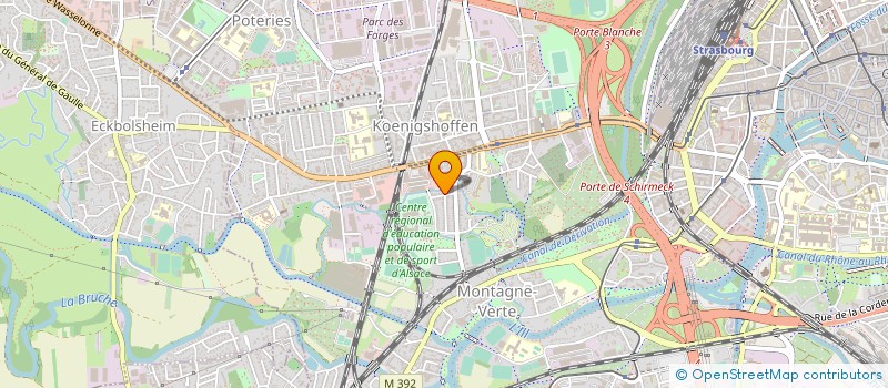 localisation de l'entreprise ASSOCIATION APICOLE DE STRASBOURG  STRASBOURG