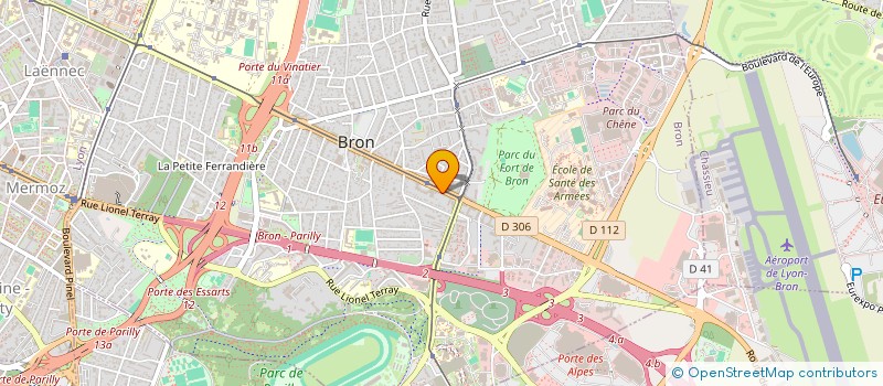 localisation de l'entreprise ASSOCIATION APIEU RHONE à BRON