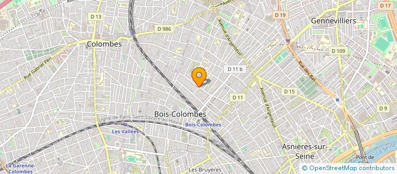 localisation de l'entreprise ASSOCIATION APMP à BOIS-COLOMBES