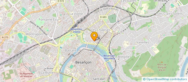 localisation de l'entreprise ASSOCIATION APN AVC à BESANCON
