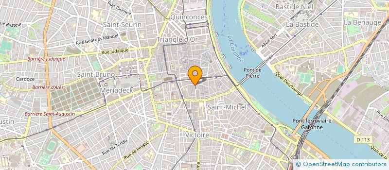 localisation de l'entreprise ASSOCIATION APOSTOLAT DU ROSAIRE à BORDEAUX