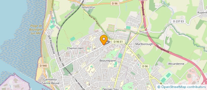 localisation de l'entreprise ASSOCIATION APOSTROPHE à BOULOGNE-SUR-MER