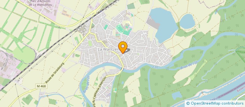 localisation de l'entreprise ASSOCIATION APPROCHANTS  LA WANTZENAU