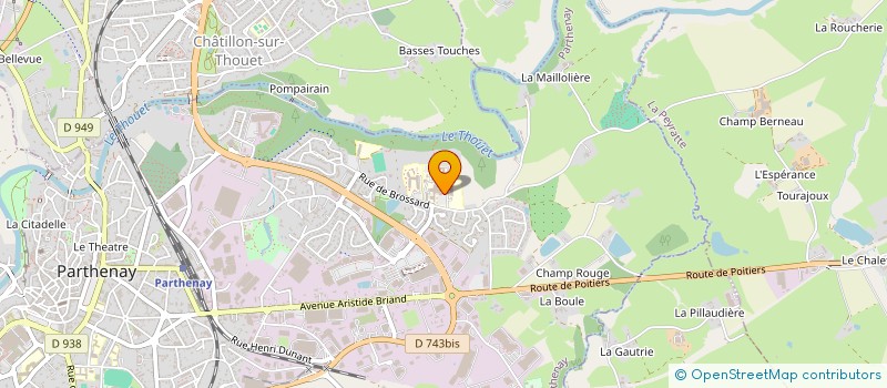 localisation de l'entreprise ASSOCIATION APPUI ET VOUS NORD DEUX-SEVRES à PARTHENAY