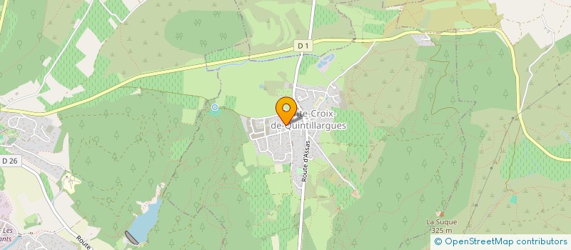 localisation de l'entreprise ASSOCIATION APROPOS  SAINTE-CROIX-DE-QUINTILLARGUES