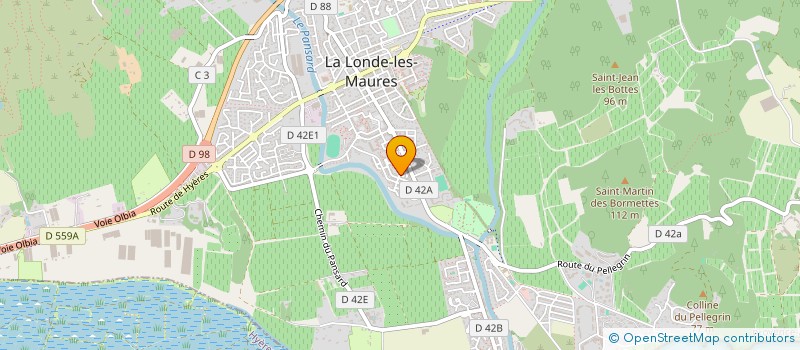 localisation de l'entreprise ASSOCIATION AQUALONDE à LA LONDE-LES-MAURES