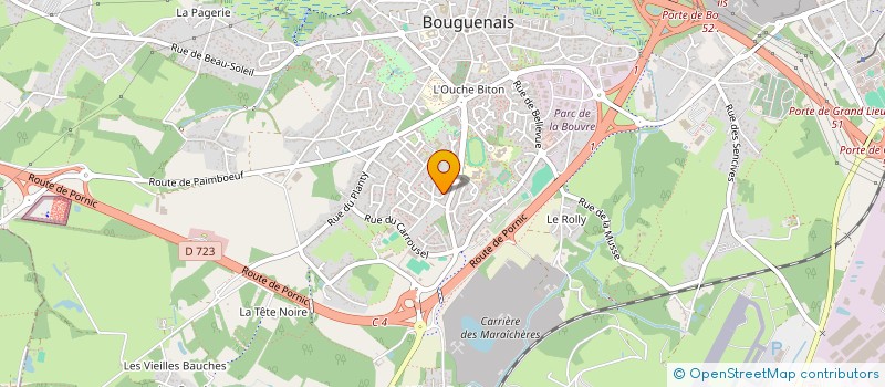 localisation de l'entreprise ASSOCIATION AQUAMOMES à BOUGUENAIS