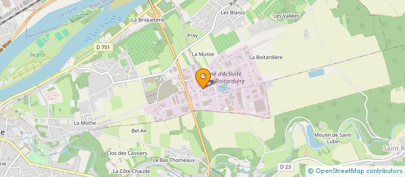 localisation de l'entreprise ASSOCIATION AQUAREL FORM à AMBOISE